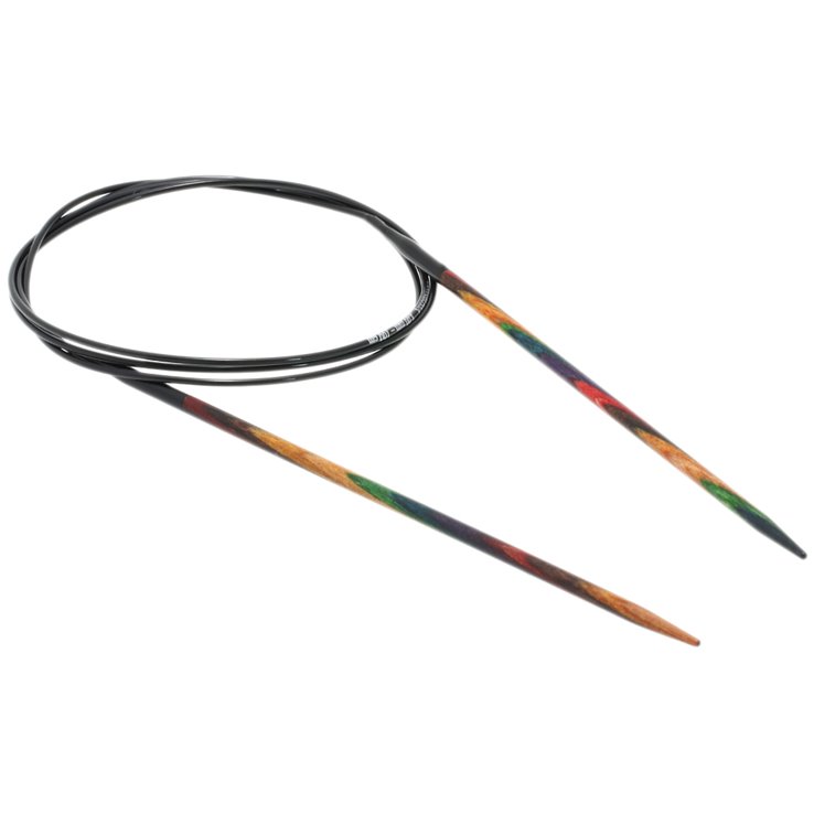 Lana Grossa Kružne igle za pletenje, drvo, raznobojno, veličine 3,0 / 100 cm