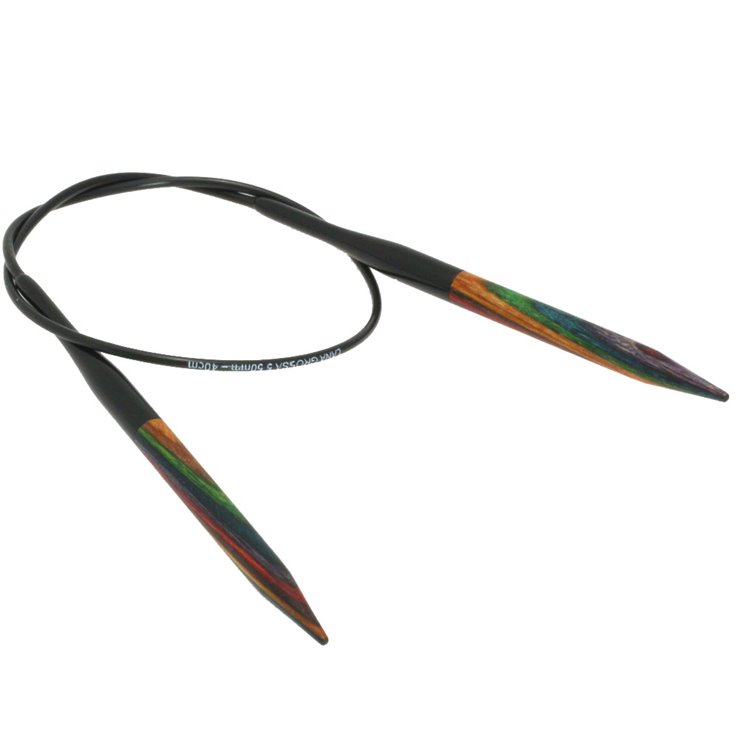 Lana Grossa Kružna igla za pletenje-drvo u više boja 5,5 / 40 cm