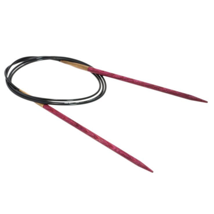 Lana Grossa Dizajn kružne igle za pletenje-drvo signalne veličine 4,0 / 100cm