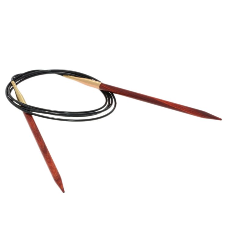 Lana Grossa Dizajn kružne igle za pletenje-drvo signalne veličine 5,0 / 120cm