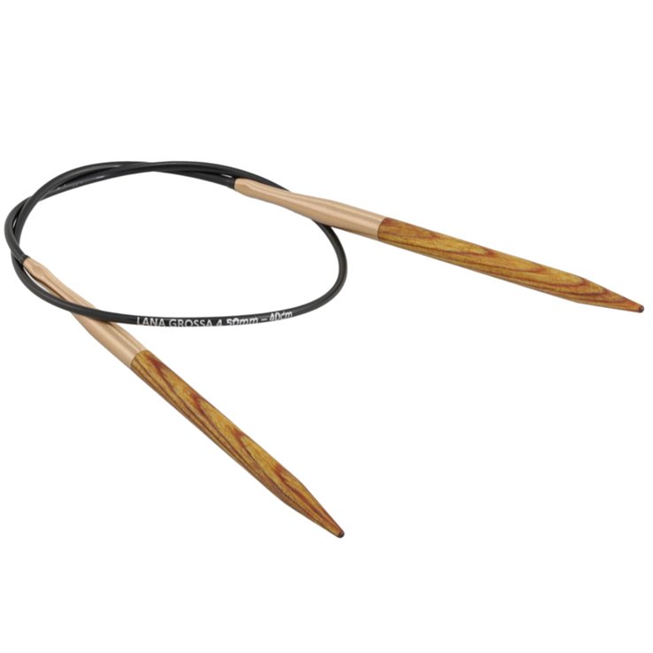 Lana Grossa Okrugla igla boja drvo-dizajn 4,5 / 40cm
