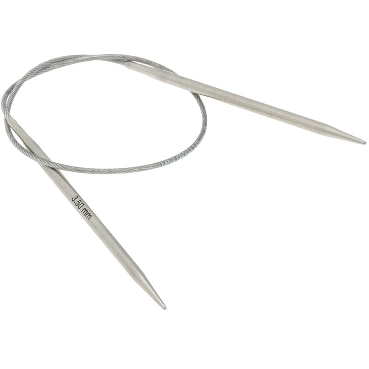 Lana Grossa Kružna igla za pletenje od nehrđajućeg čelika veličine 3,5 / 40cm