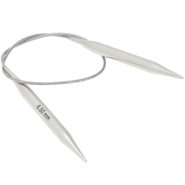 Lana Grossa Kružna igla za pletenje od nehrđajućeg čelika veličine 6,5 / 40cm